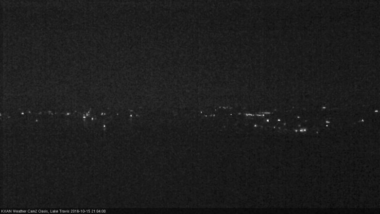 Lake Travis webcam, October 15, 2016 8:10 PM CT