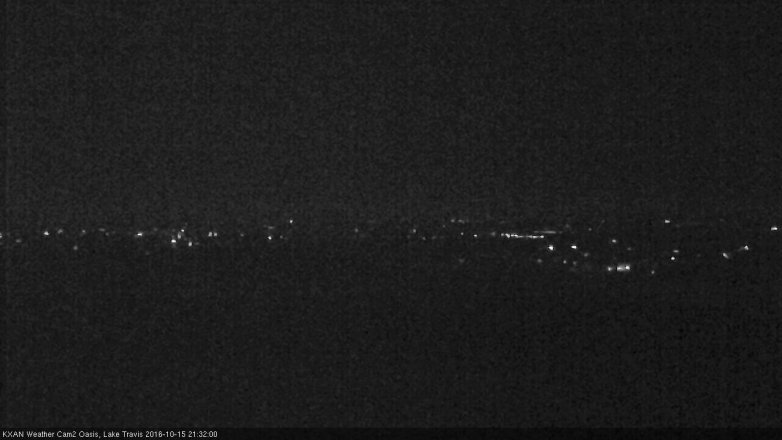 Lake Travis webcam, October 15, 2016 9:00 PM CT