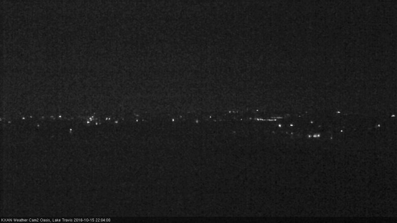 Lake Travis webcam, October 15, 2016 9:35 PM CT