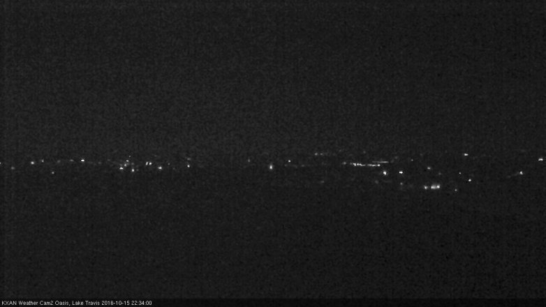 Lake Travis webcam, October 15, 2016 9:40 PM CT