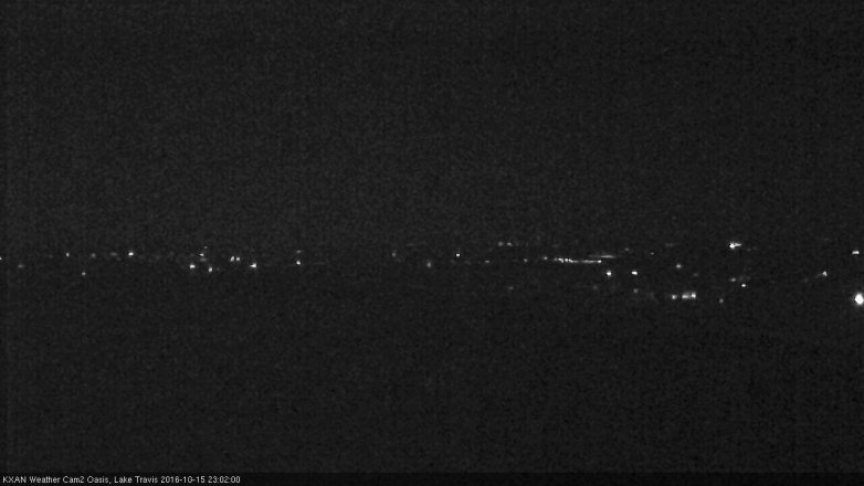 Lake Travis webcam, October 15, 2016 10:05 PM CT