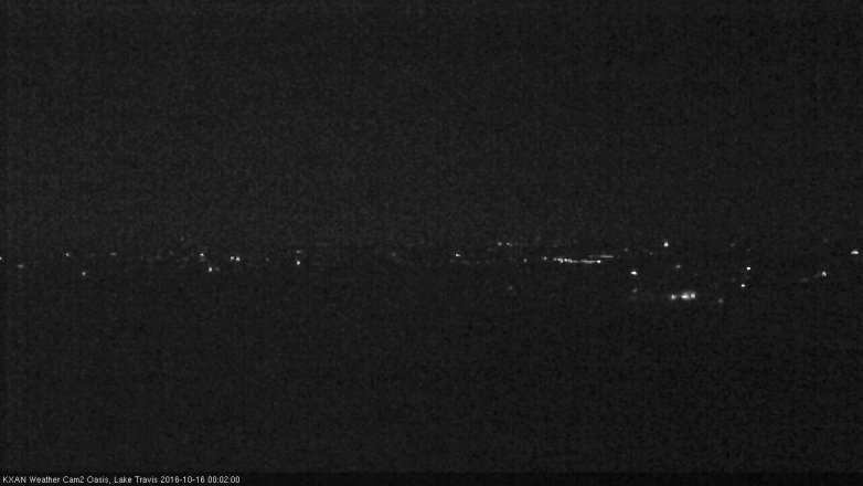 Lake Travis webcam, October 15, 2016 11:25 PM CT