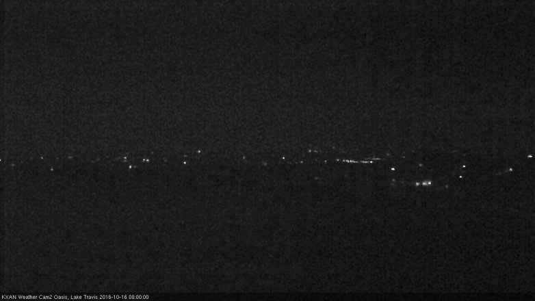Lake Travis webcam, October 15, 2016 11:30 PM CT