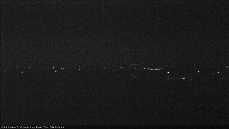Lake Travis webcam, October 15, 2016 12:00 AM CT