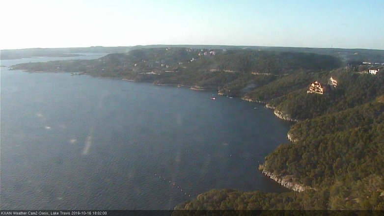 Lake Travis webcam, October 16, 2016 5:20 PM CT
