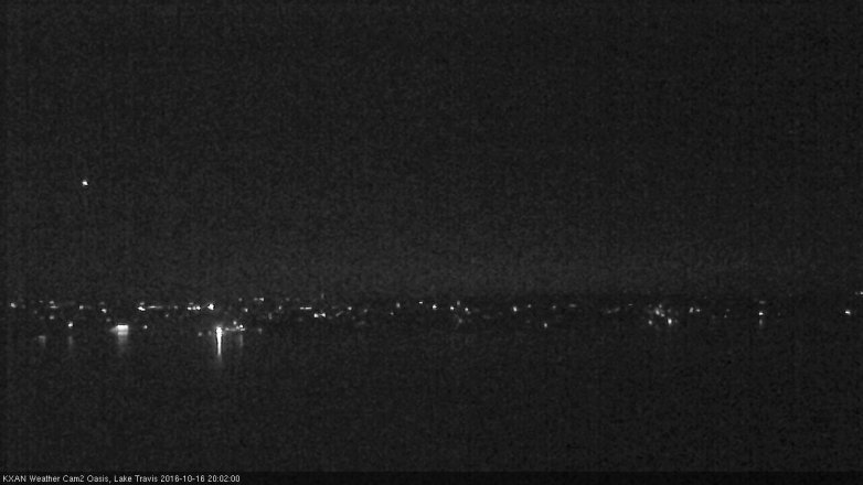 Lake Travis webcam, October 16, 2016 7:25 PM CT