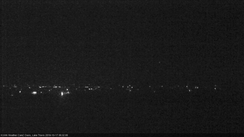 Lake Travis webcam, October 16, 2016 11:55 PM CT