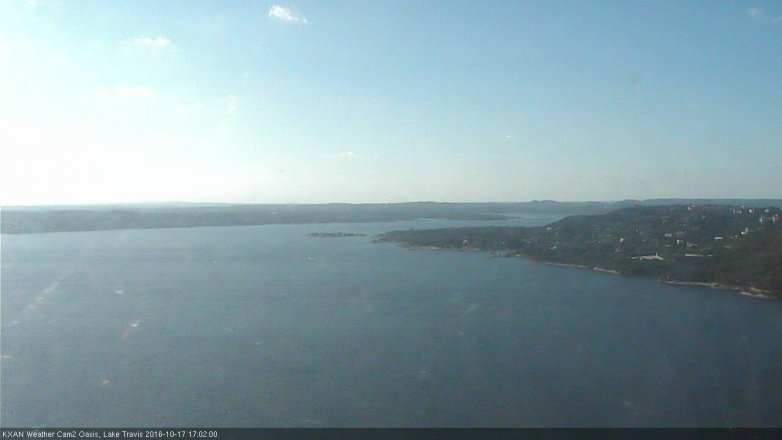 Lake Travis webcam, October 17, 2016 4:20 PM CT