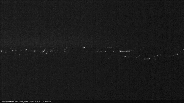 Lake Travis webcam, October 17, 2016 7:10 PM CT