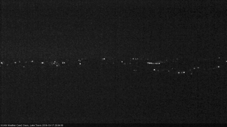 Lake Travis webcam, October 17, 2016 7:20 PM CT