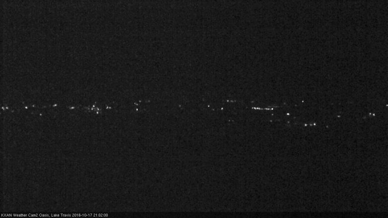 Lake Travis webcam, October 17, 2016 8:10 PM CT