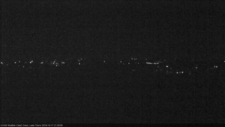 Lake Travis webcam, October 17, 2016 8:40 PM CT