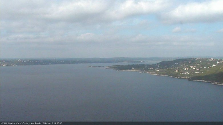 Lake Travis webcam, October 18, 2016 10:10 AM CT