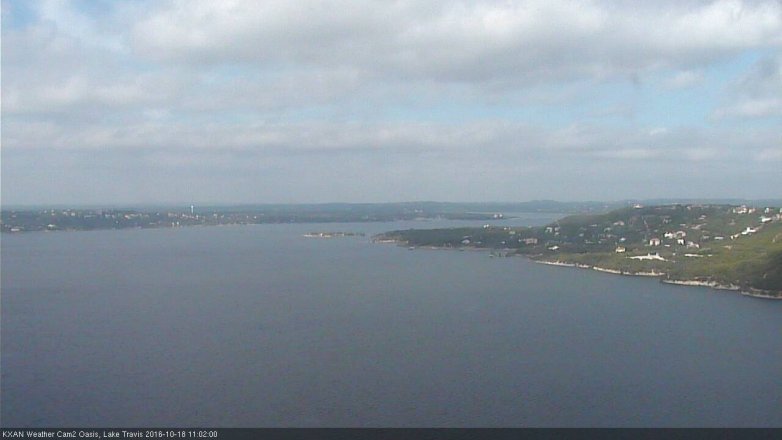 Lake Travis webcam, October 18, 2016 10:20 AM CT