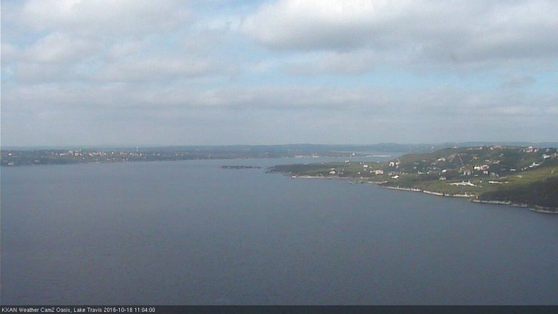 Lake Travis webcam, October 18, 2016 10:35 AM CT