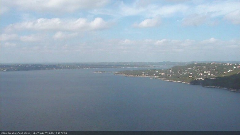 Lake Travis webcam, October 18, 2016 10:55 AM CT