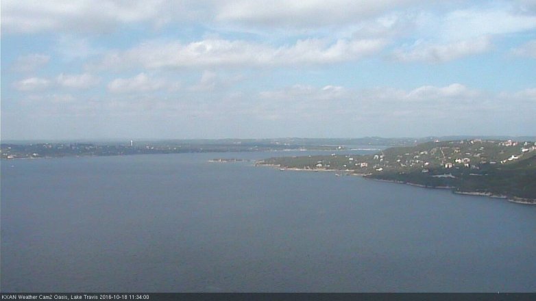 Lake Travis webcam, October 18, 2016 11:00 AM CT