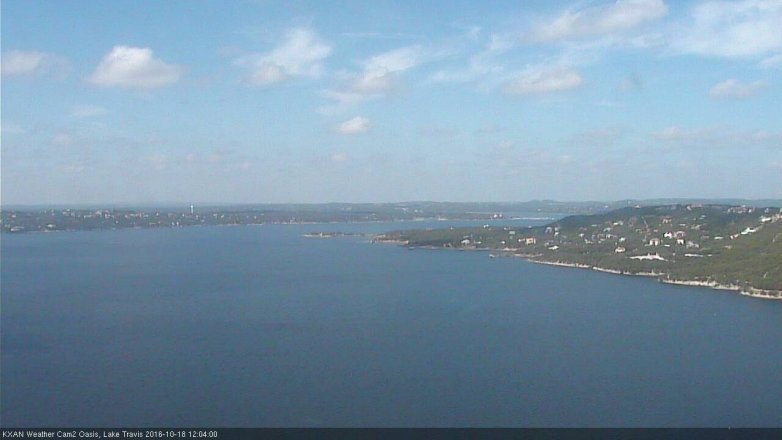 Lake Travis webcam, October 18, 2016 11:15 AM CT