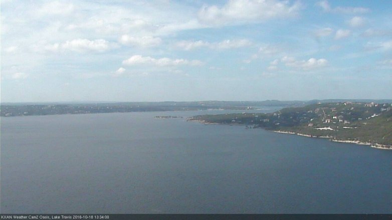 Lake Travis webcam, October 18, 2016 1:05 PM CT