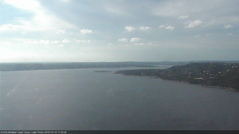 Lake Travis webcam, October 18, 2016 4:10 PM CT