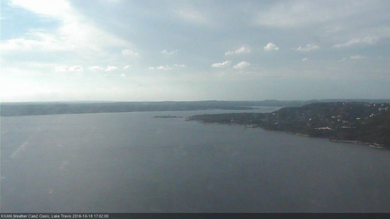 Lake Travis webcam, October 18, 2016 4:15 PM CT