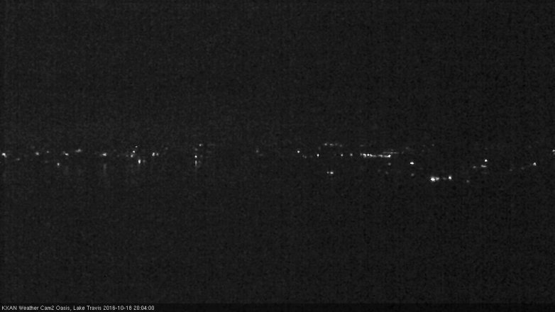 Lake Travis webcam, October 18, 2016 7:35 PM CT