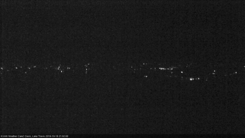 Lake Travis webcam, October 18, 2016 8:20 PM CT
