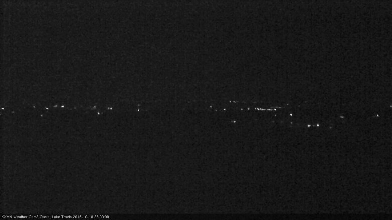 Lake Travis webcam, October 18, 2016 10:15 PM CT
