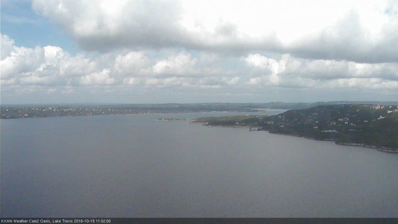 Lake Travis webcam, October 19, 2016 10:20 AM CT