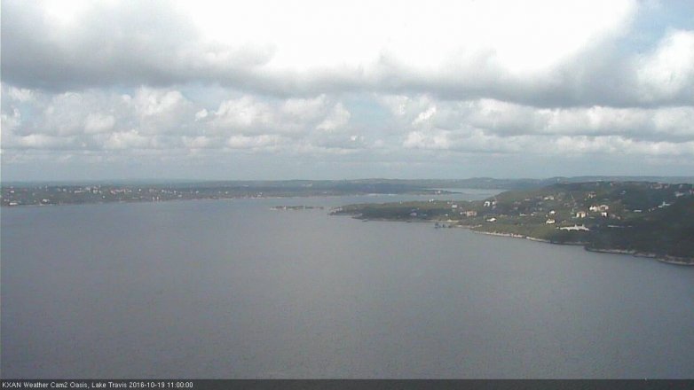 Lake Travis webcam, October 19, 2016 10:25 AM CT
