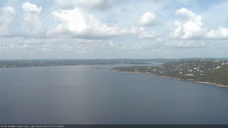 Lake Travis webcam, October 19, 2016 11:35 AM CT