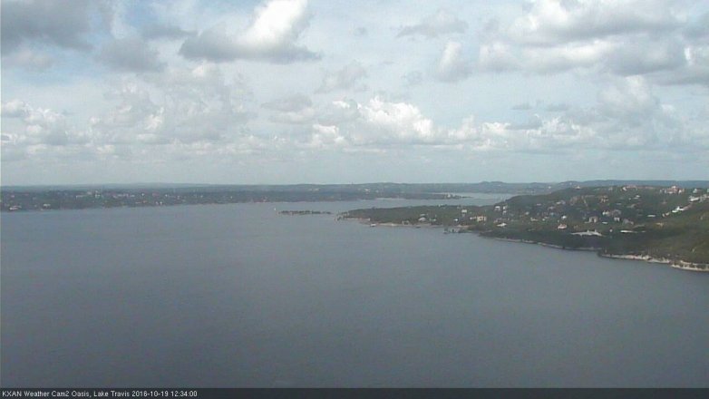 Lake Travis webcam, October 19, 2016 11:40 AM CT