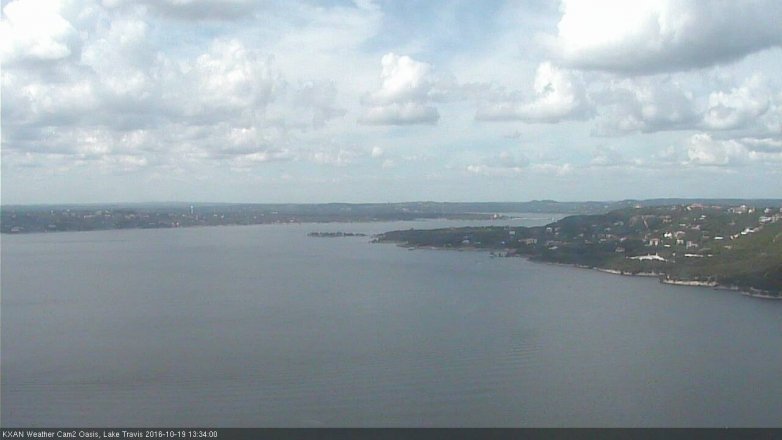 Lake Travis webcam, October 19, 2016 12:55 PM CT