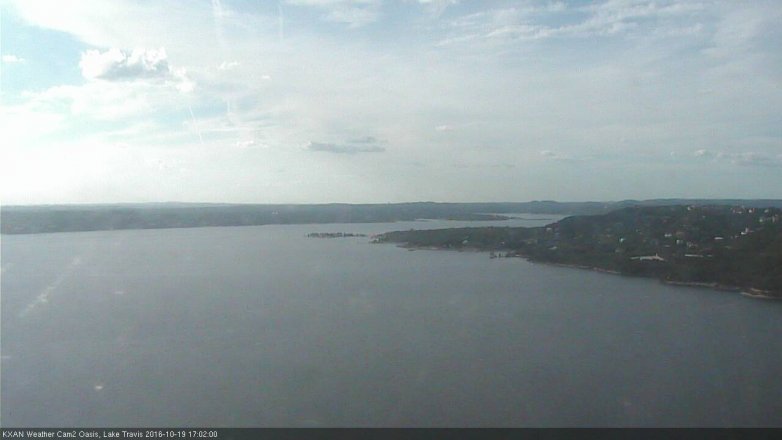 Lake Travis webcam, October 19, 2016 4:20 PM CT
