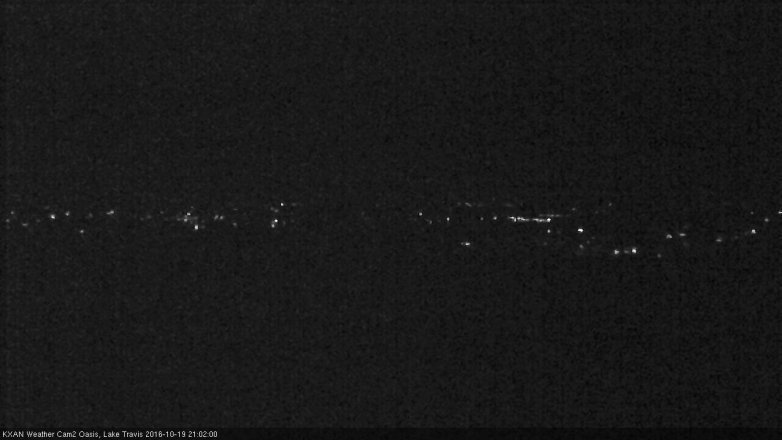 Lake Travis webcam, October 19, 2016 8:25 PM CT