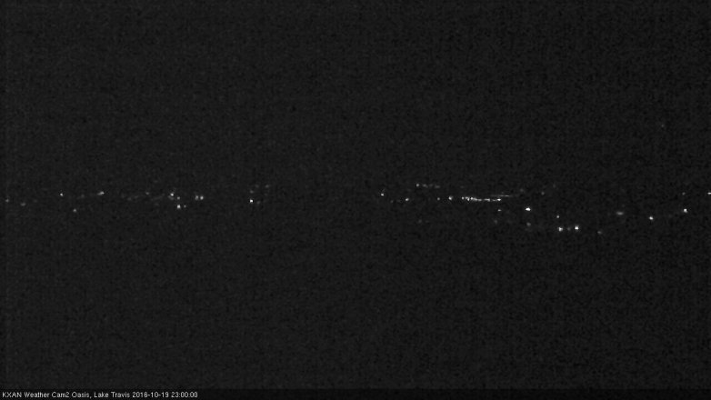 Lake Travis webcam, October 19, 2016 10:05 PM CT