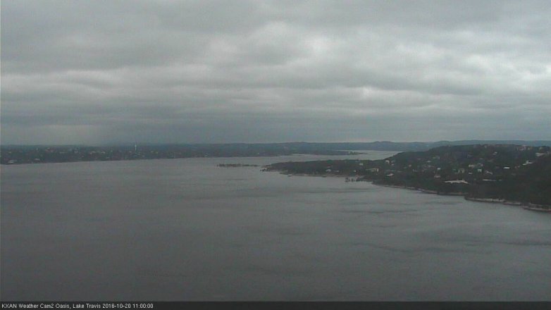 Lake Travis webcam, October 20, 2016 10:15 AM CT