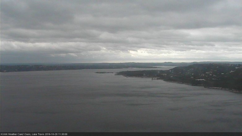 Lake Travis webcam, October 20, 2016 10:40 AM CT