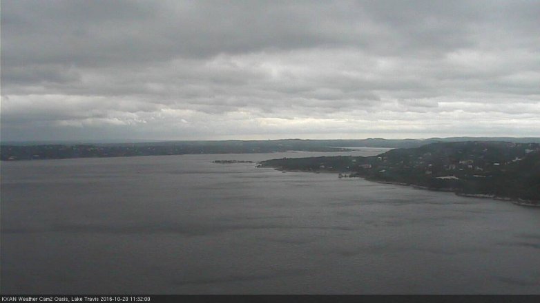 Lake Travis webcam, October 20, 2016 10:45 AM CT