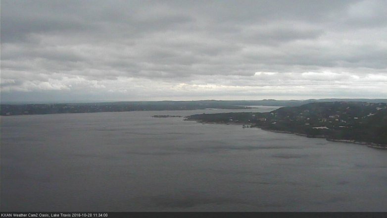Lake Travis webcam, October 20, 2016 10:55 AM CT