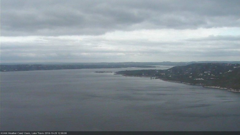 Lake Travis webcam, October 20, 2016 11:05 AM CT