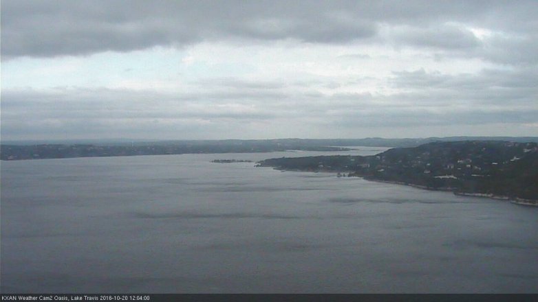 Lake Travis webcam, October 20, 2016 11:25 AM CT