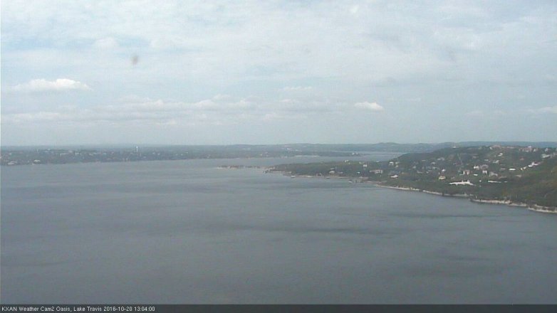 Lake Travis webcam, October 20, 2016 12:10 PM CT