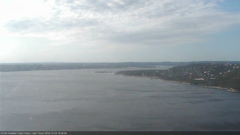 Lake Travis webcam, October 20, 2016 3:35 PM CT
