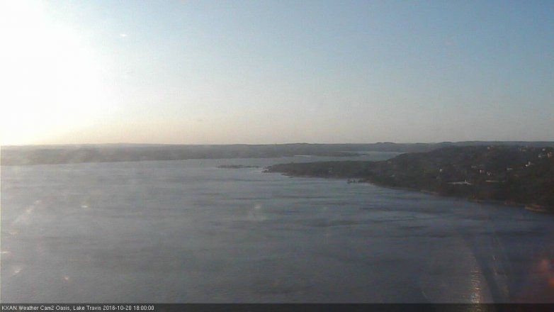 Lake Travis webcam, October 20, 2016 5:15 PM CT