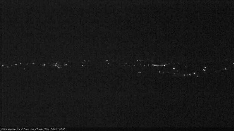 Lake Travis webcam, October 20, 2016 8:15 PM CT