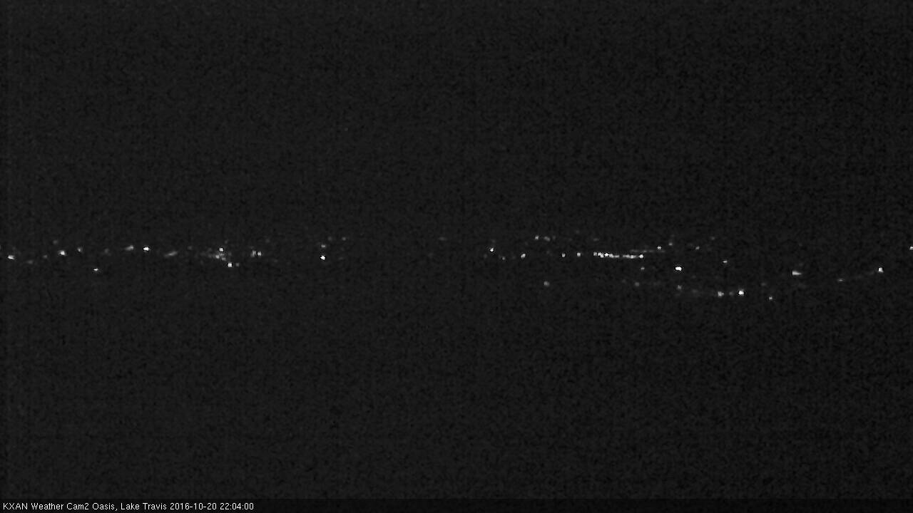 Lake Travis webcam, October 20, 2016 9:35 PM CT