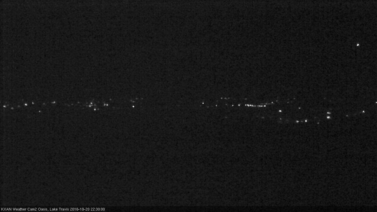 Lake Travis webcam, October 20, 2016 9:55 PM CT