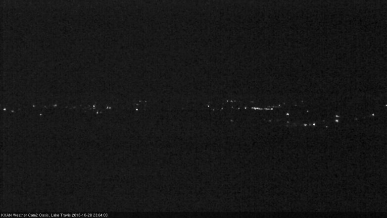 Lake Travis webcam, October 20, 2016 10:10 PM CT