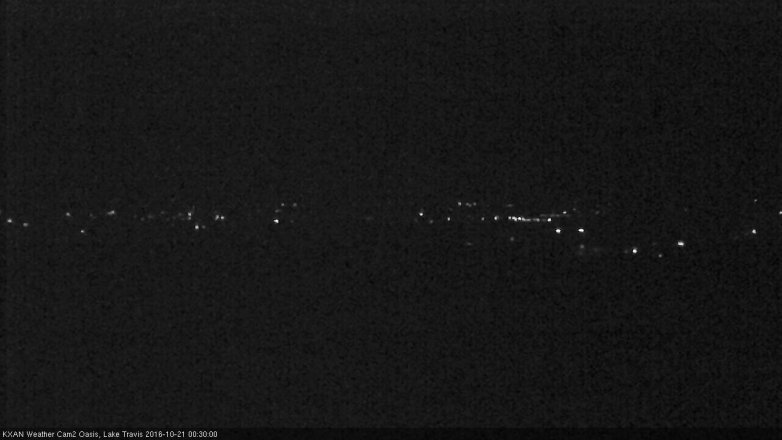 Lake Travis webcam, October 20, 2016 11:55 PM CT